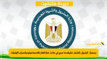 رسميًا.. البترول تكشف حقيقة ما جرى في حادث خط الغاز بالإسماعيلية وأسباب الوفيات 1